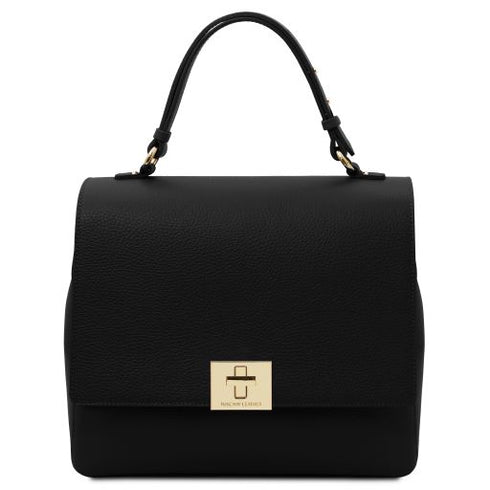 Silene - Leather convertible backpack handbag